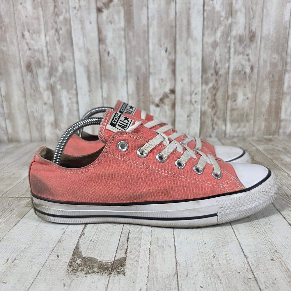 Converse Chuck Taylor All Star Low Top Salmon Pink Coral Sneakers 142378F Mens 8